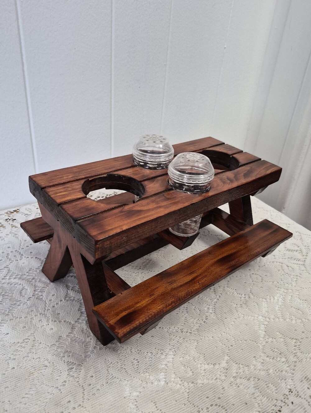 Picnic Table Condiment Holder